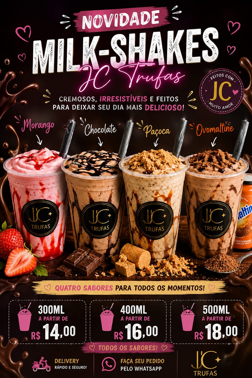 Milk Shake de Chocolate